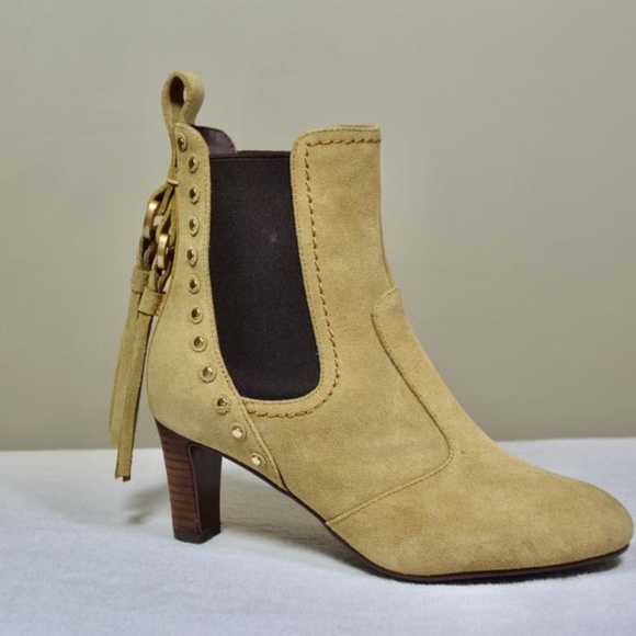 🆕🏷️See by Chloé TanTasseled/Studded Boots  🇮🇹 - Picture 10 of 12